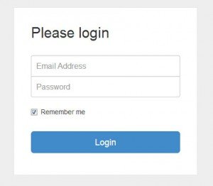 bootstrap-login-form-snippet