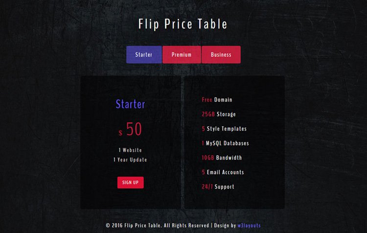 flip-responsive-price-table