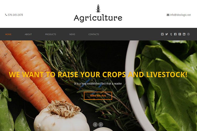 agriculture-one-page-theme