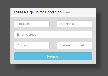 Html Signup Form Template from www.designerslib.com