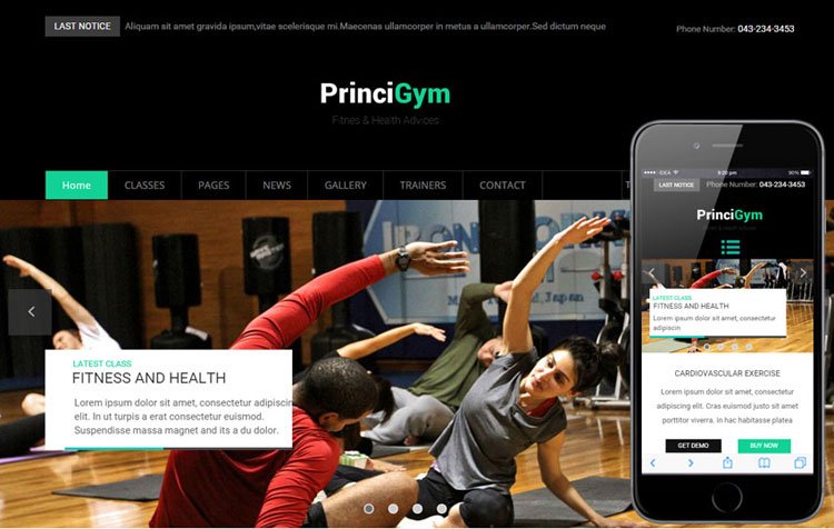 princi-gym-bootstrap-web-template