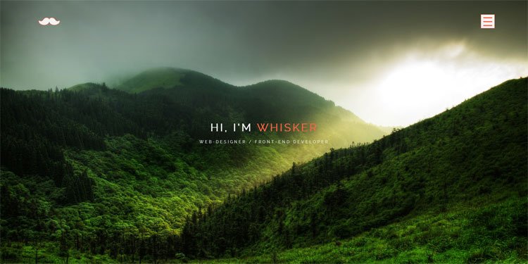 whisker-responsive-portfolio-template
