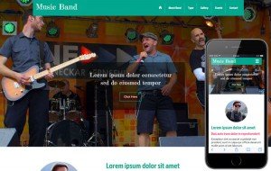 music-band-free-bootstrap-template