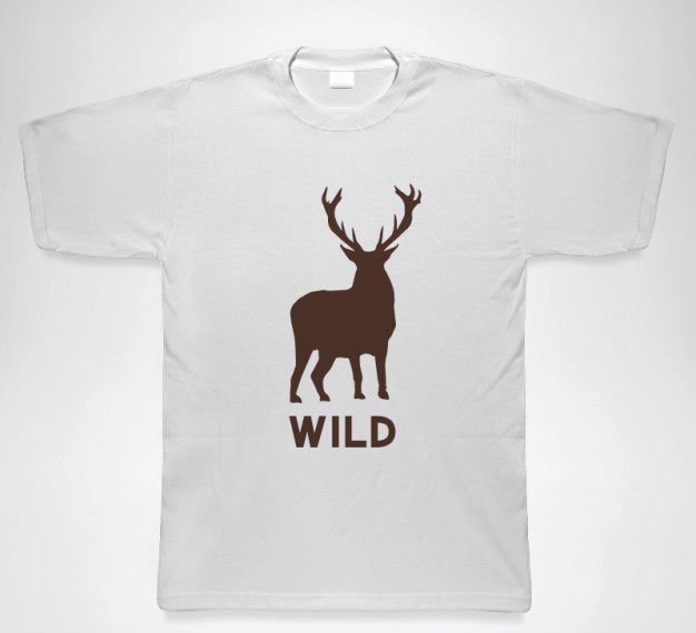 t-shirt-mockup-with-a-wild-deer