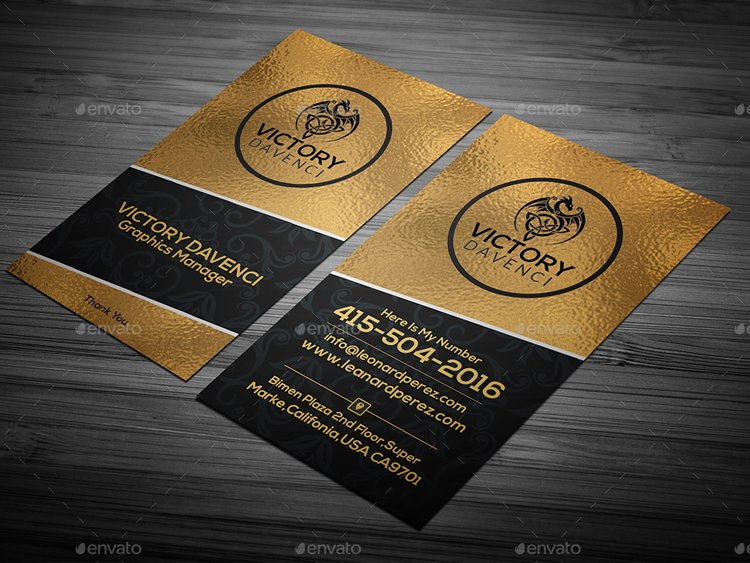 vintage-gold-corporate-business-card