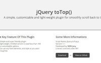 jquery-back-to-top-smooth-scroll-lightweight