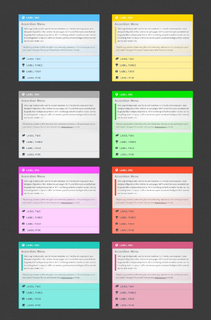 15 jQuery Accordion Menu Plugins - DesignersLib.com