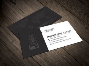 business-card-template-with-dotted-world-map