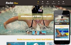 swim-plus-bootstrap-sport-template