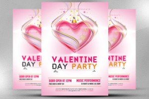 valentine-day-party-flyer-template