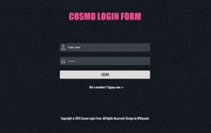 cosmo-login-form