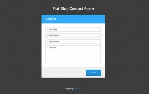 flat-blue-contact-form