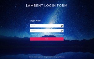 lambent-login-form