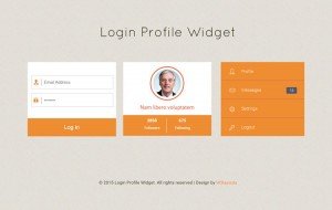 login-profile-responsive-widget