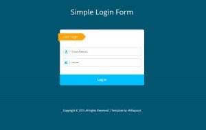 simple-login-form