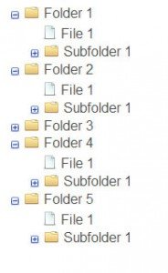 pure-css-collapsible-tree-menu