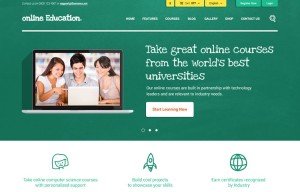 online-education-psd-template