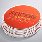 circle-sticker-mockup