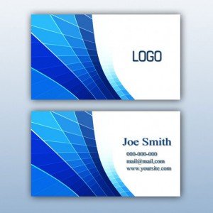 free-blue-business-card-design