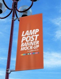 free-psd-lamp-post-banner-mockup