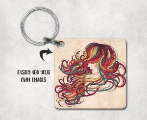 square-keychain-mockup