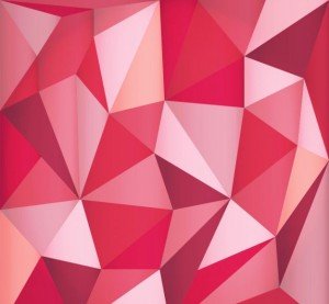 red-polygonal-background-free-vector